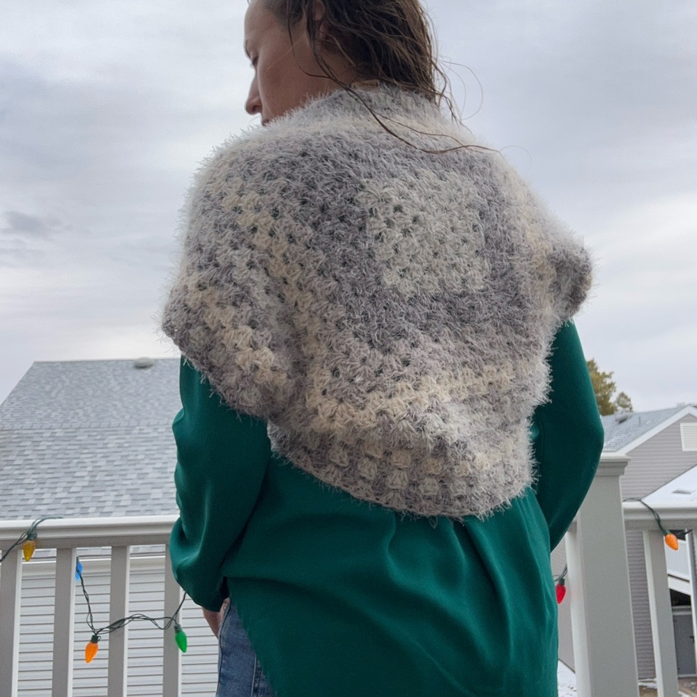 Crochet shrug sweater